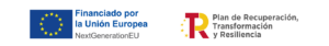 Logotip de Finançat per la Unió Europea i Logotip de Pla de Recuperació Transformació i Resiliència